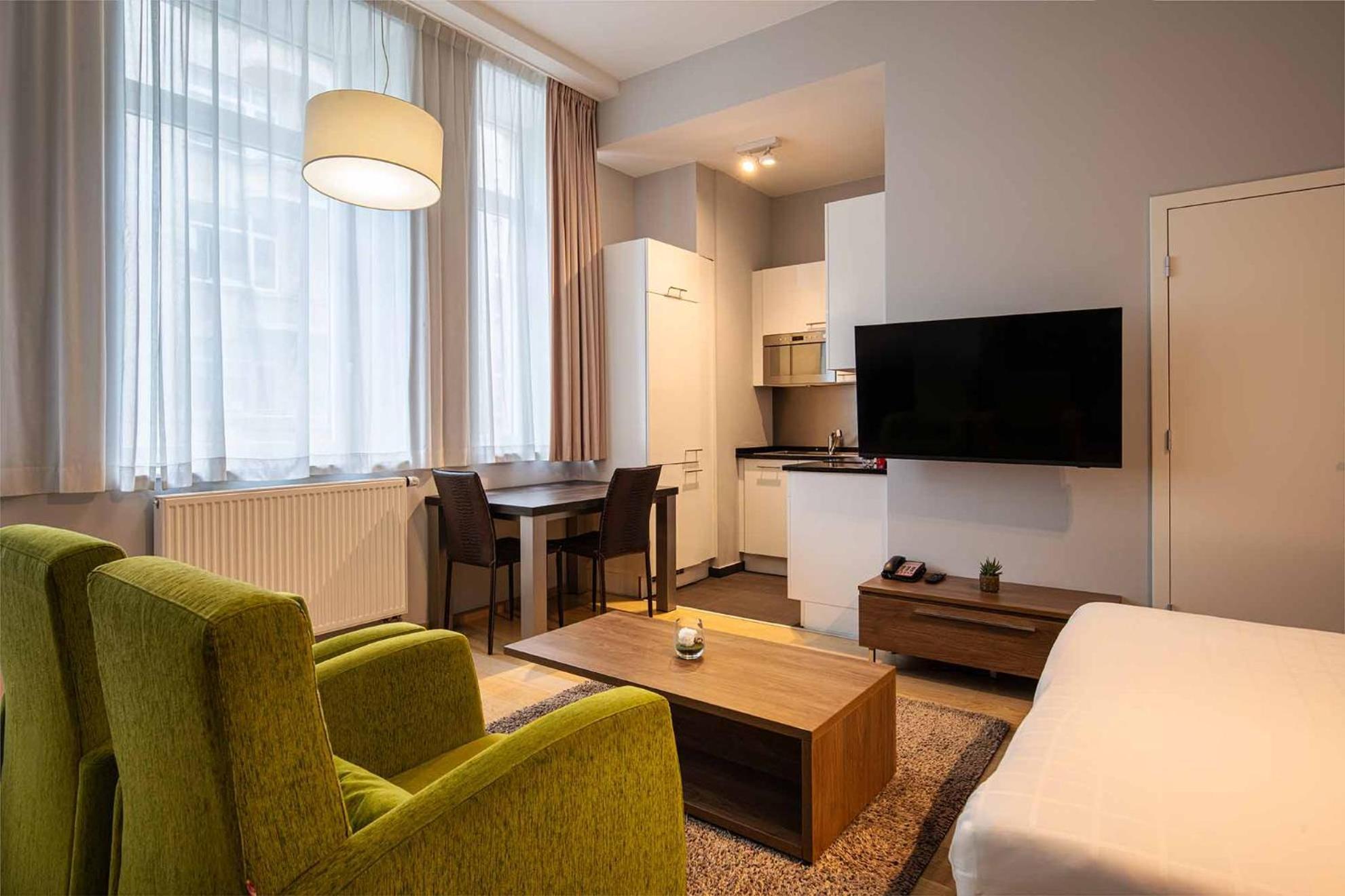 Thon Residence Florence Aparthotel Brusel Exteriér fotografie